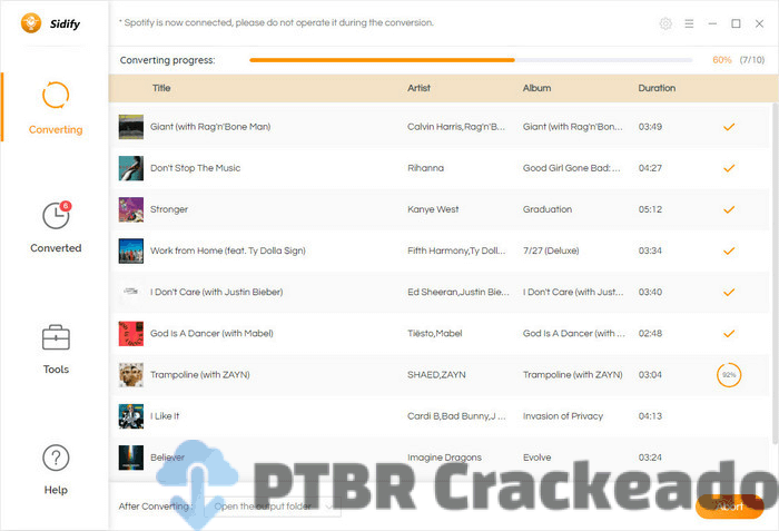 versão completa do conversor de música sidify