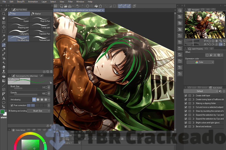 Clip Studio Pintura Rachada