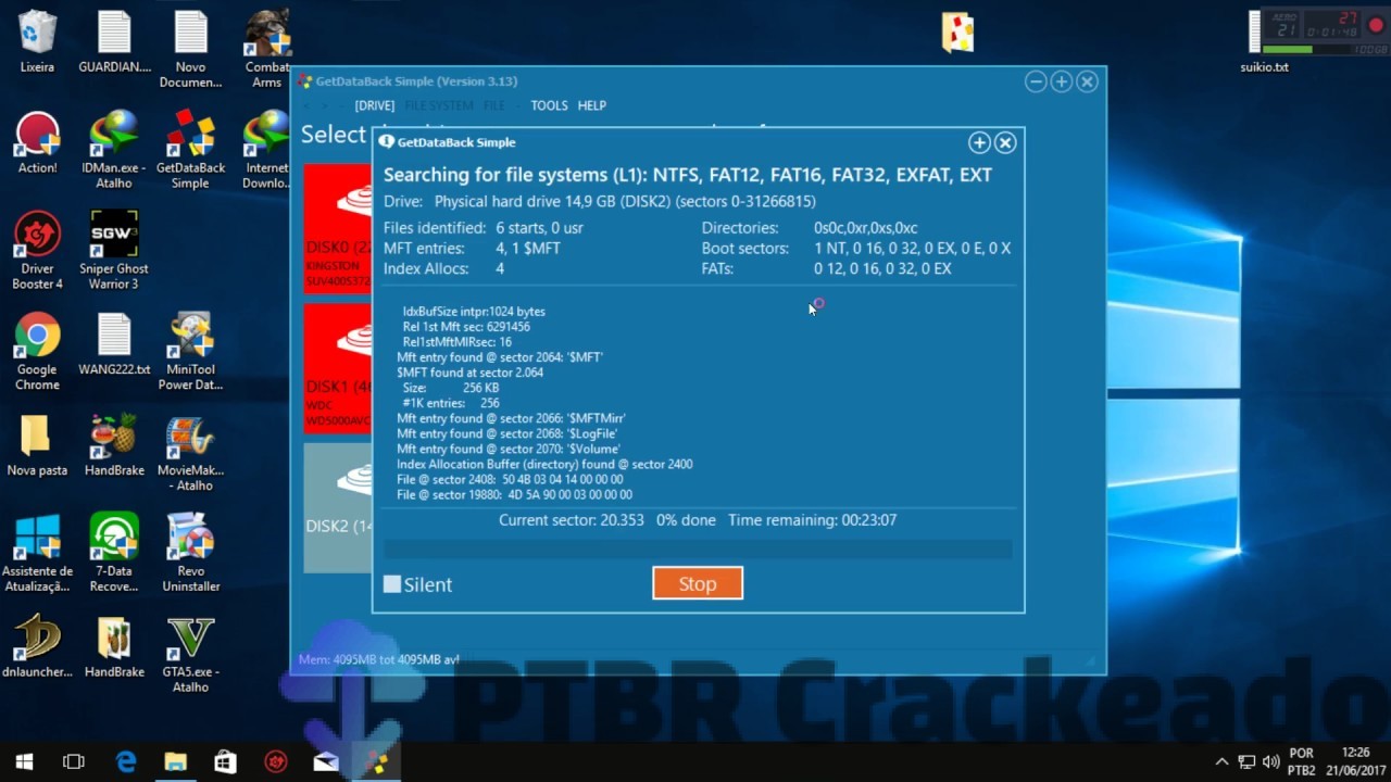 getdataback para NTFS crackeado